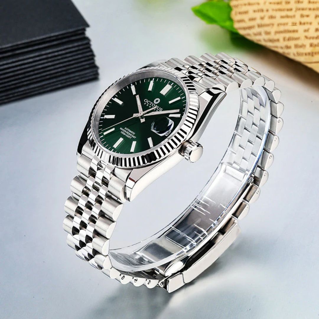 DJS Jubilee Bracelet 41mm | Green Dial