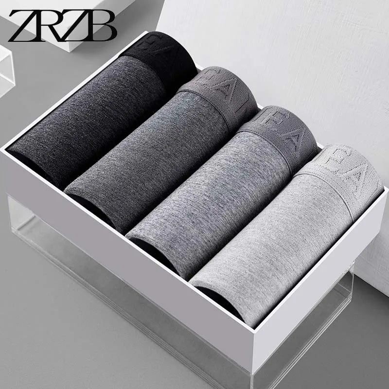 Calzoncillos bóxer de algodón transpirables para hombre: ropa interior cómoda y elástica de alto rendimiento.